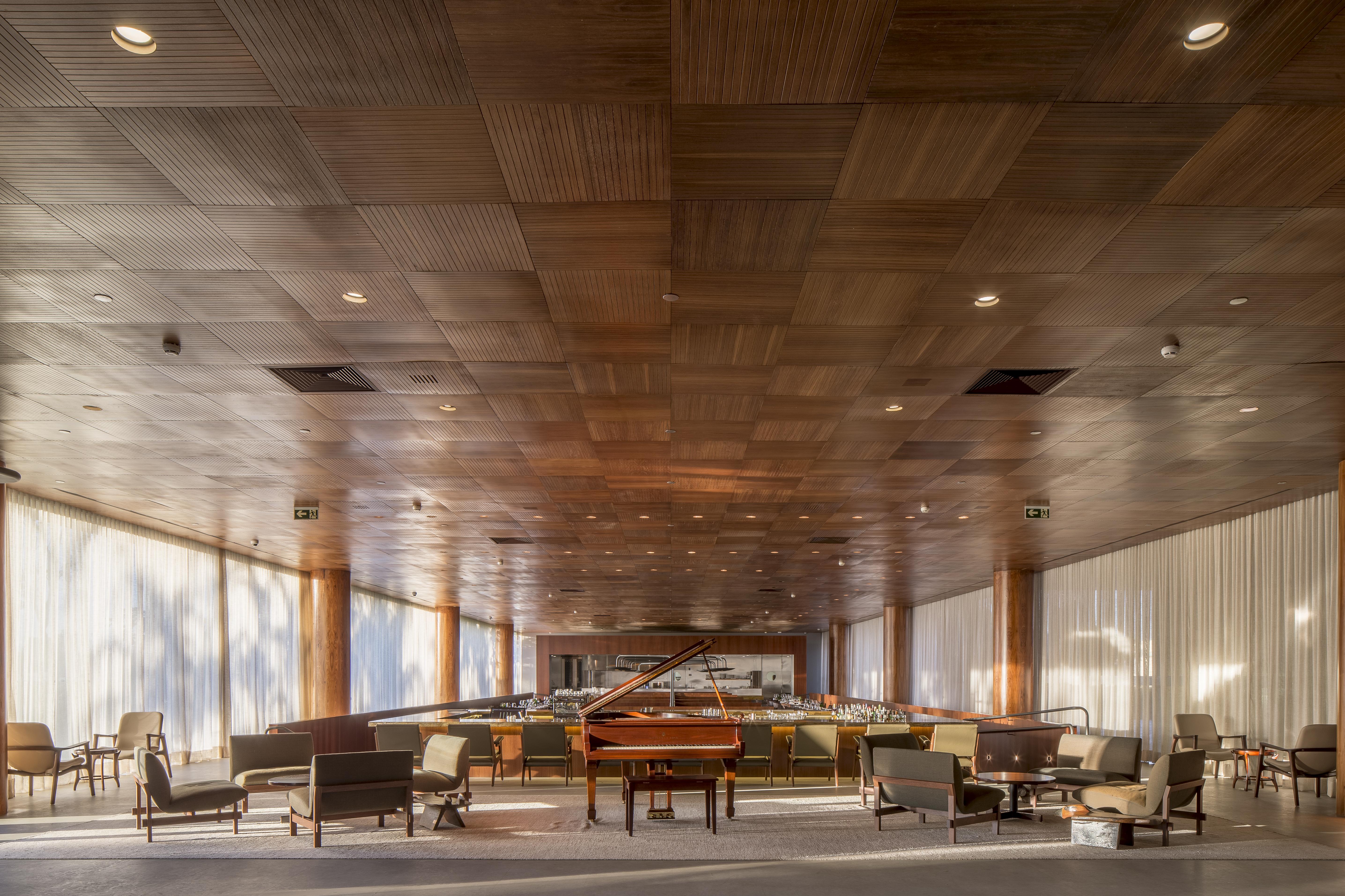 B Hotel Brasília Zewnętrze zdjęcie The interior of the lounge