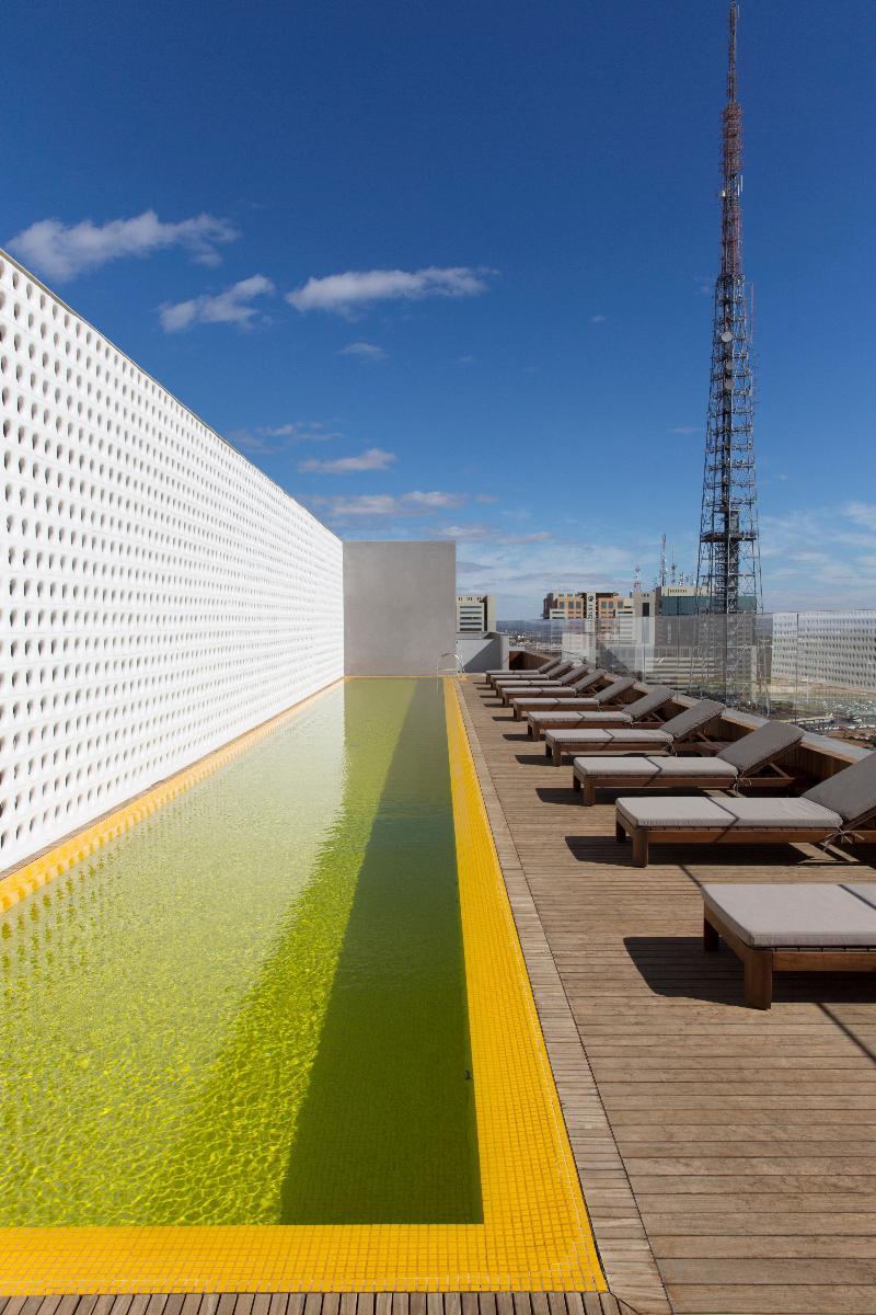B Hotel Brasília Zewnętrze zdjęcie Rooftop pool